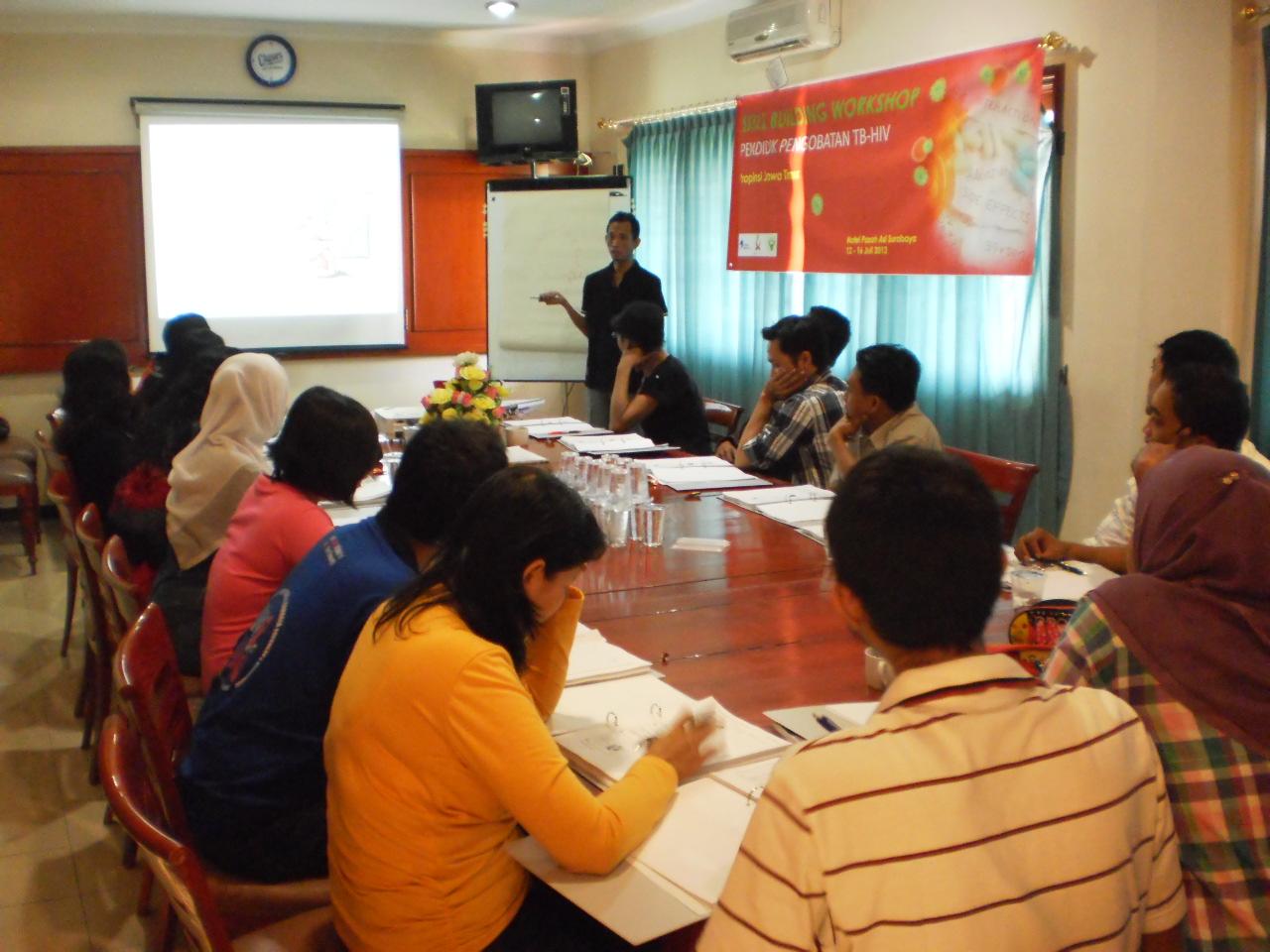 TB-HIV Workshop banner participants
